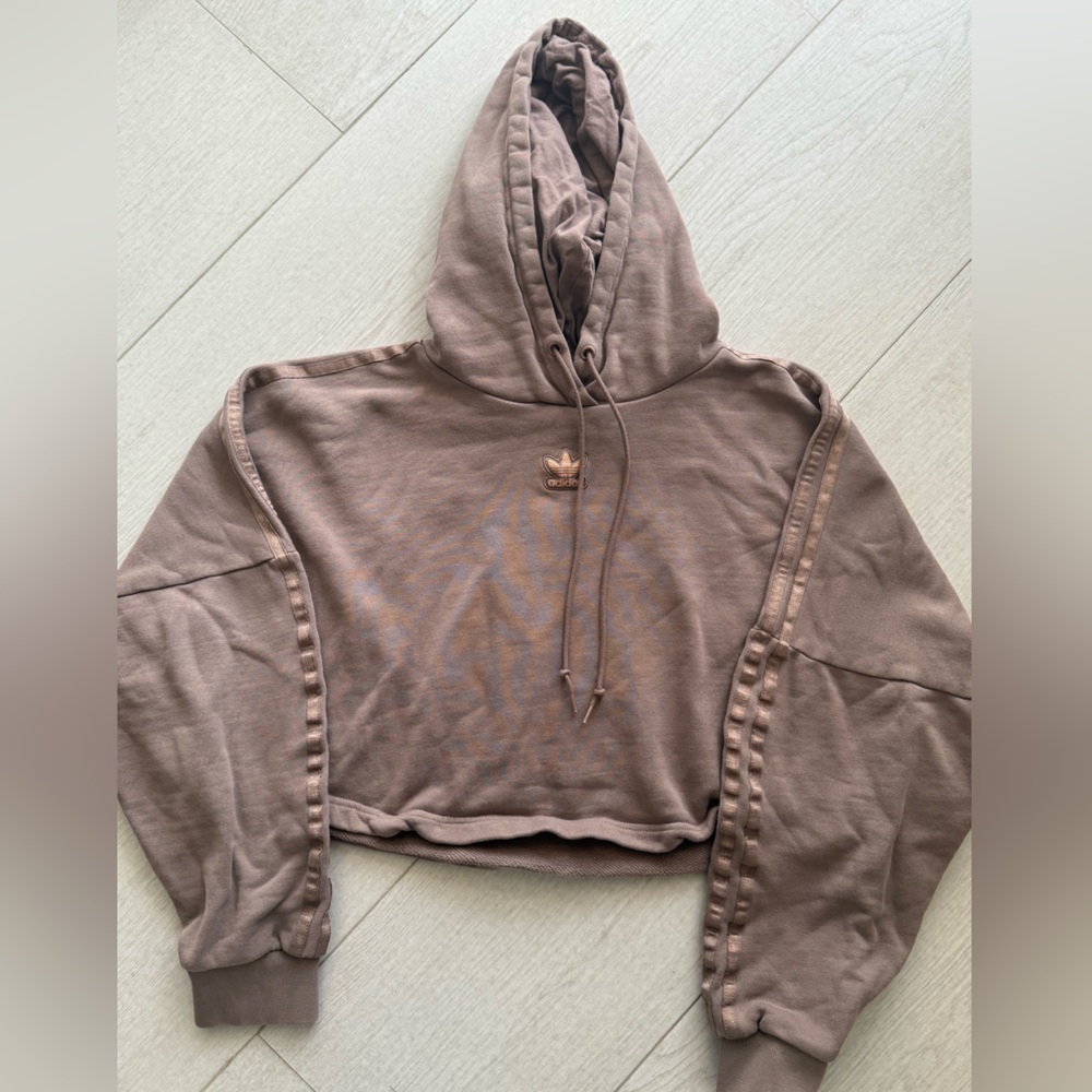 Adidas Taupe Hoodie